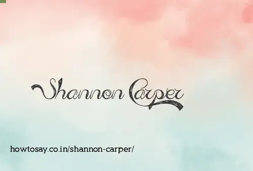 Shannon Carper
