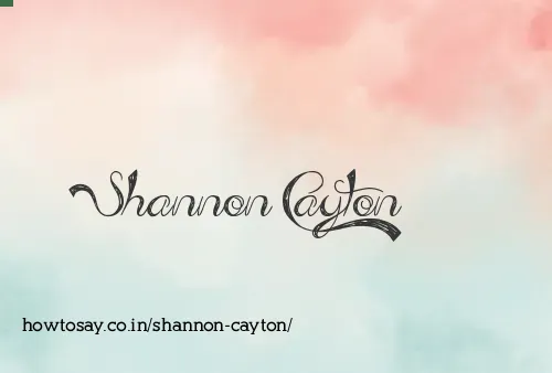 Shannon Cayton
