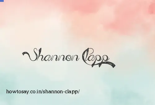 Shannon Clapp