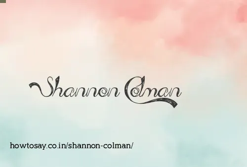Shannon Colman