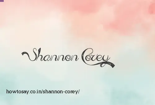 Shannon Corey