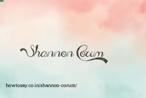 Shannon Corum