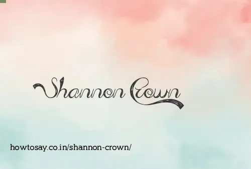 Shannon Crown