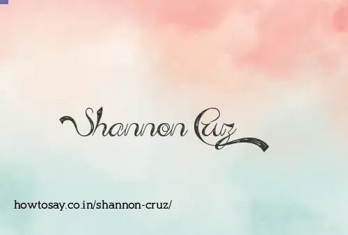 Shannon Cruz