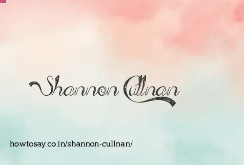Shannon Cullnan