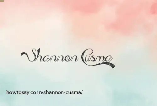 Shannon Cusma