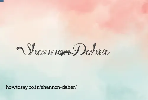 Shannon Daher