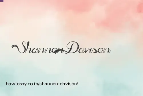 Shannon Davison