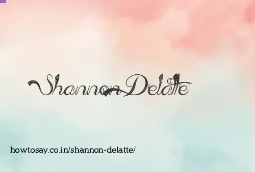 Shannon Delatte