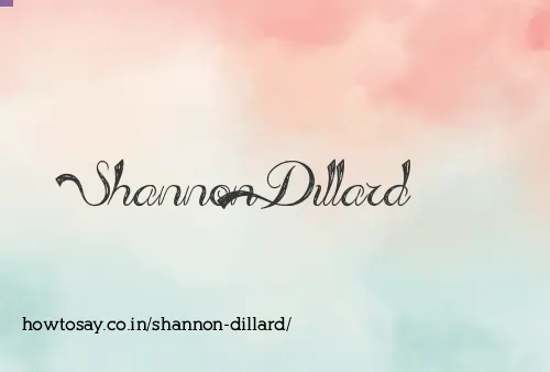 Shannon Dillard