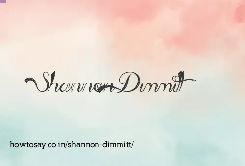 Shannon Dimmitt