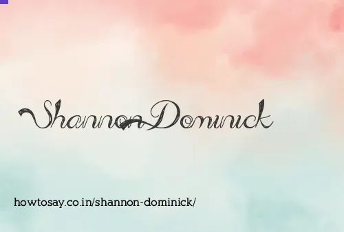 Shannon Dominick