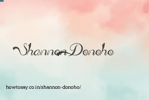 Shannon Donoho
