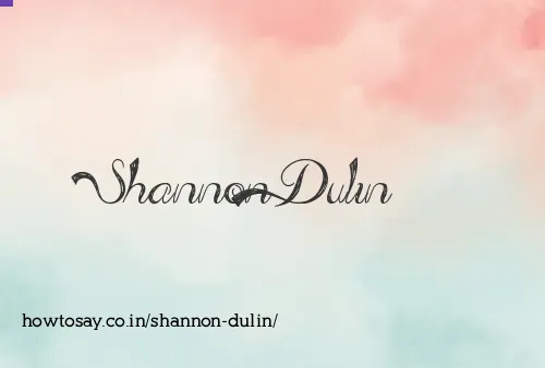 Shannon Dulin