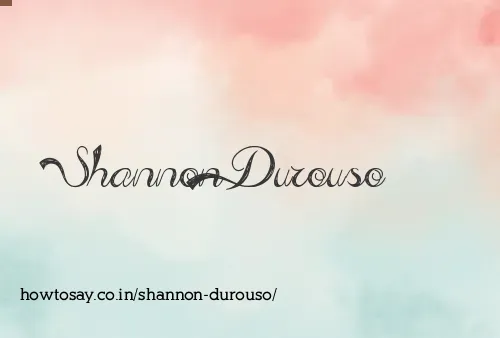 Shannon Durouso