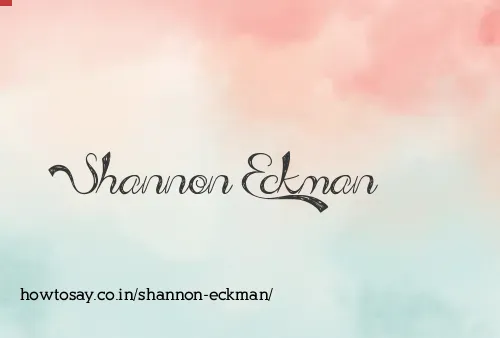 Shannon Eckman