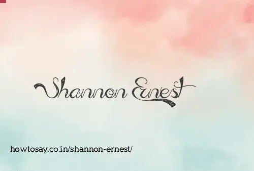 Shannon Ernest