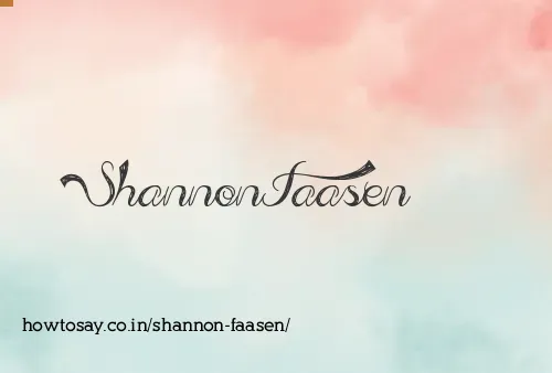Shannon Faasen