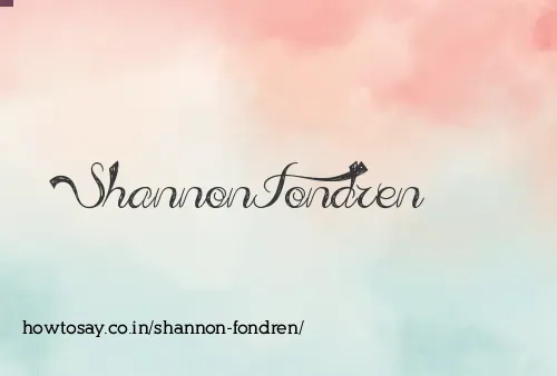 Shannon Fondren