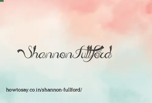 Shannon Fullford