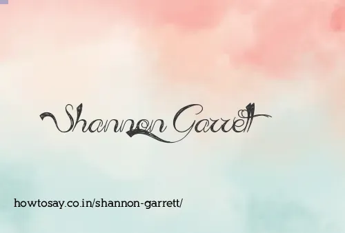 Shannon Garrett