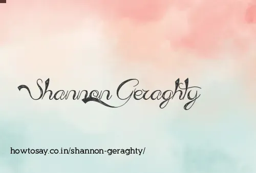 Shannon Geraghty