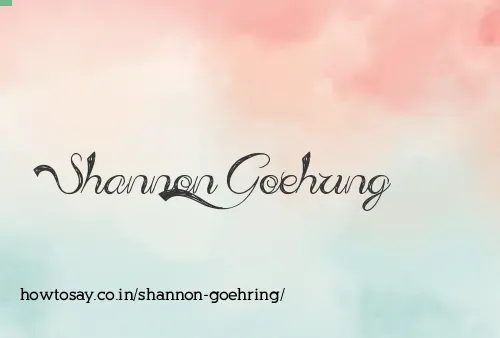 Shannon Goehring