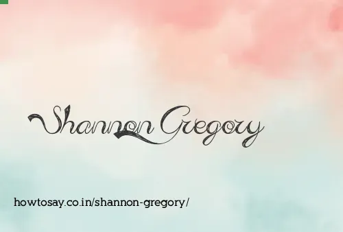 Shannon Gregory