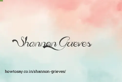 Shannon Grieves