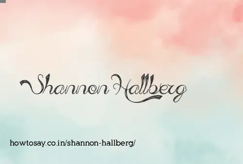 Shannon Hallberg