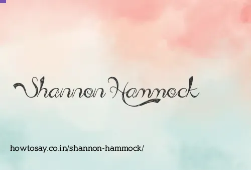 Shannon Hammock