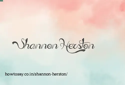 Shannon Herston