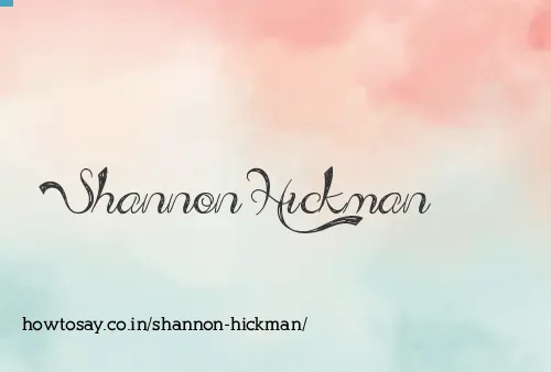 Shannon Hickman