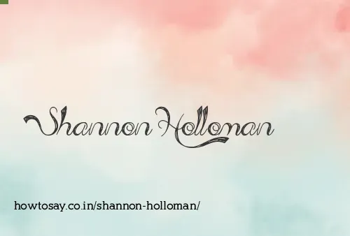 Shannon Holloman