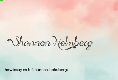 Shannon Holmberg