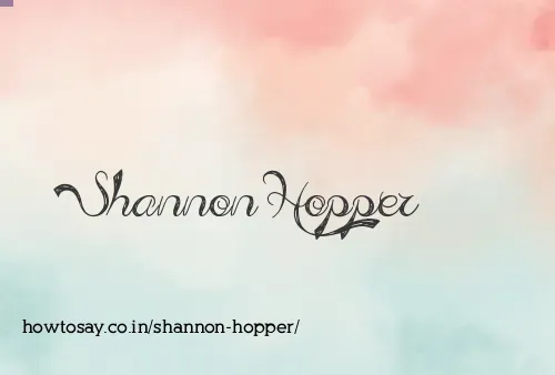 Shannon Hopper