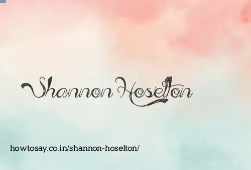 Shannon Hoselton