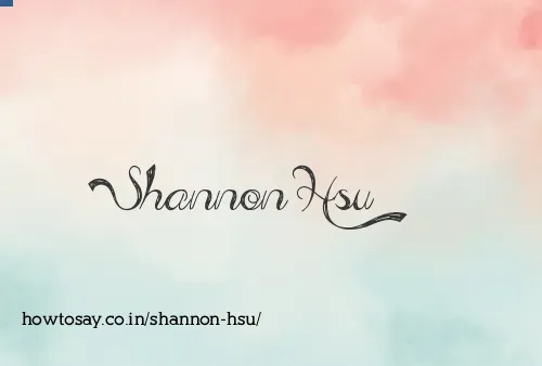 Shannon Hsu