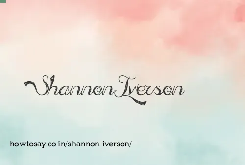 Shannon Iverson