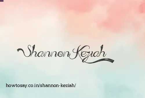 Shannon Keziah