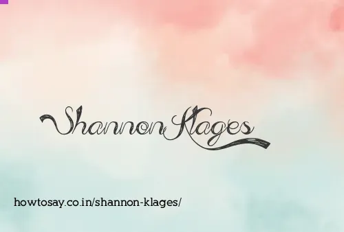 Shannon Klages
