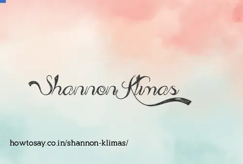 Shannon Klimas