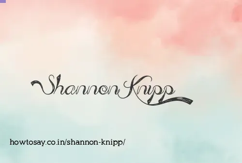 Shannon Knipp