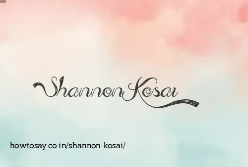 Shannon Kosai