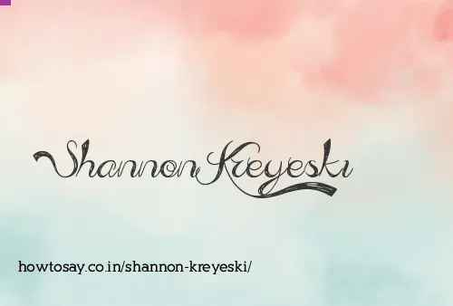 Shannon Kreyeski
