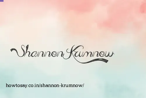 Shannon Krumnow