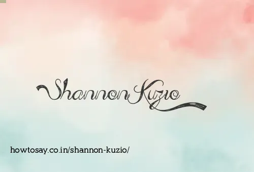 Shannon Kuzio