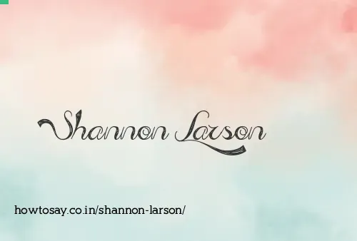 Shannon Larson