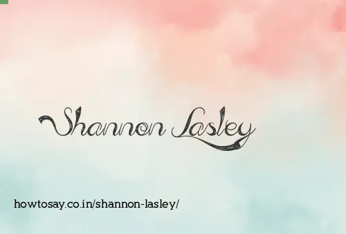 Shannon Lasley