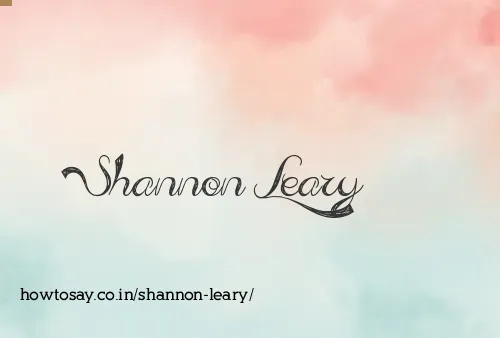 Shannon Leary